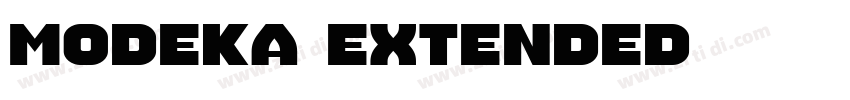 Modeka Extended字体转换